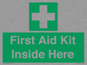 First Aid Kit Inside Here